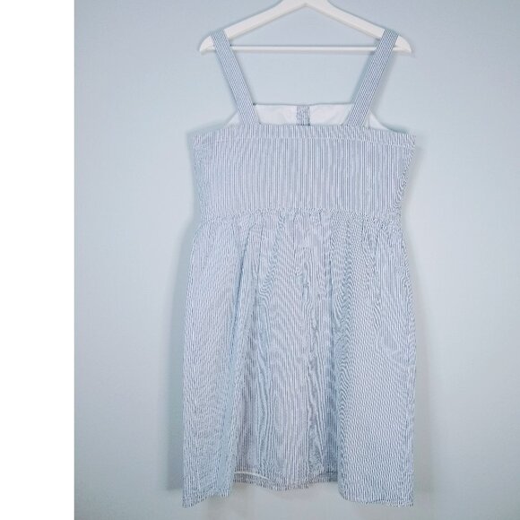 Button-front dress in seersucker Size 12 - Picture 3 of 11